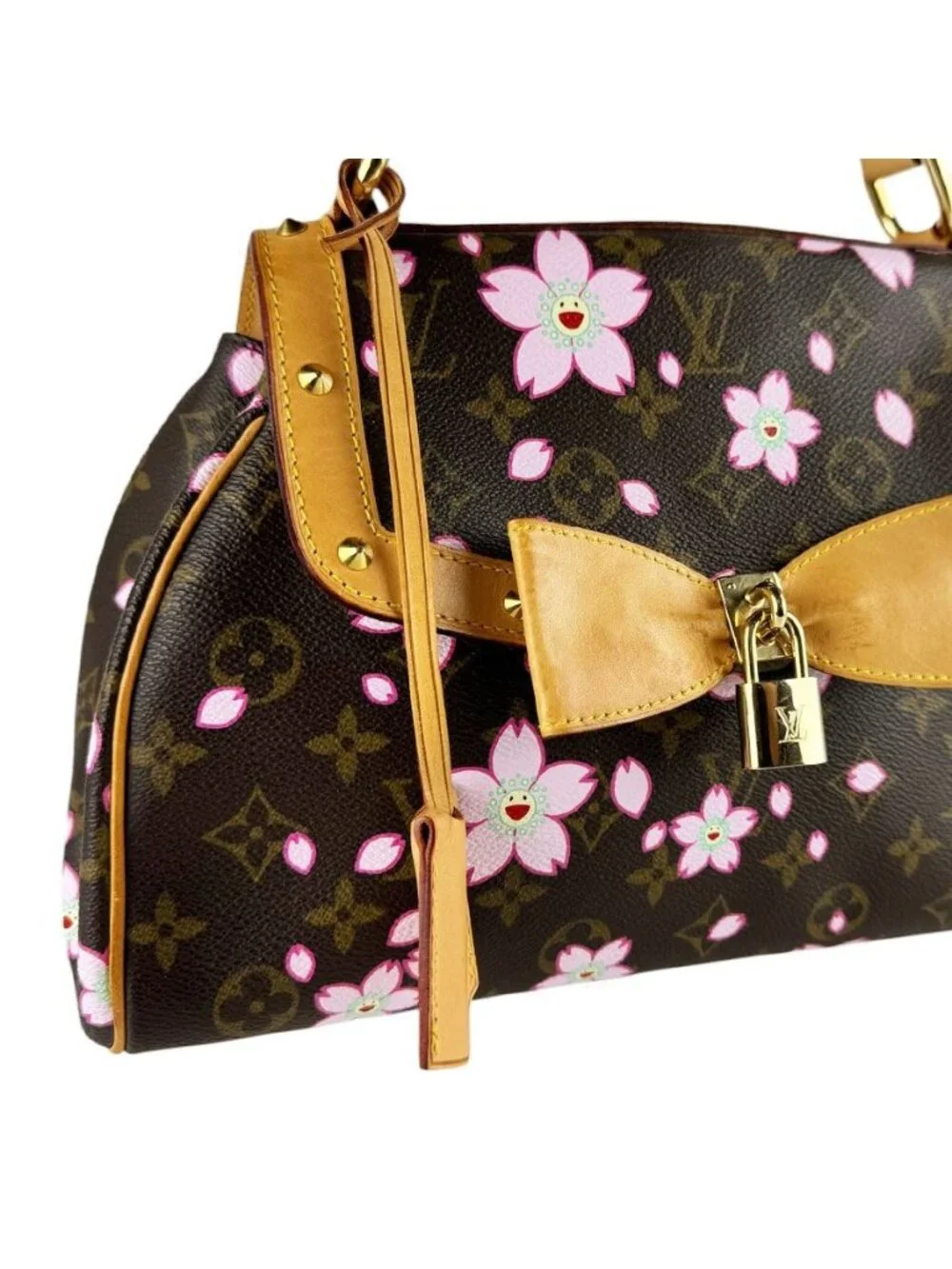 Louis Vuitton Handbag Monogram Cherry Blossom Sac Retro PM